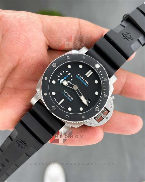 panerai left handed submersible|panerai submersible 42mm price.